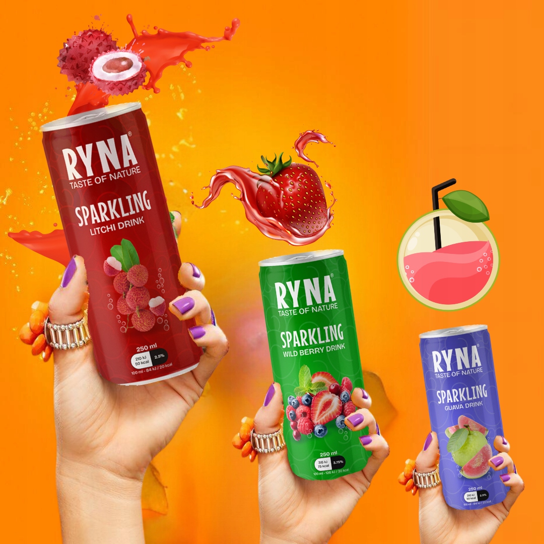 RYNA WILD BERRY SPARKLING DRINK 250ML Weight (with packaging) 0.25 kg