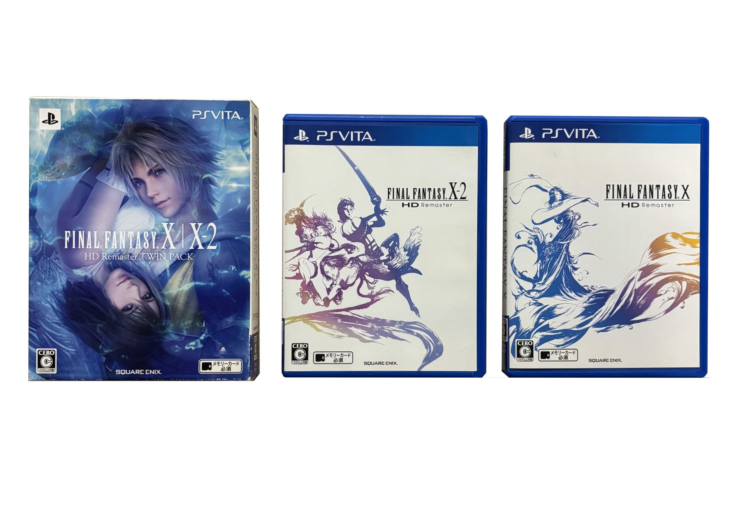 Final Fantasy X X-2 HD remaster Twin Pack PlayStation PSVITA NTSC-J Import