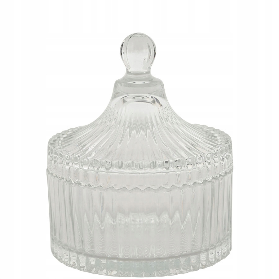 

Pojemnik Na Kosmetyki Waciki Szklany 11,5 Szkatułk