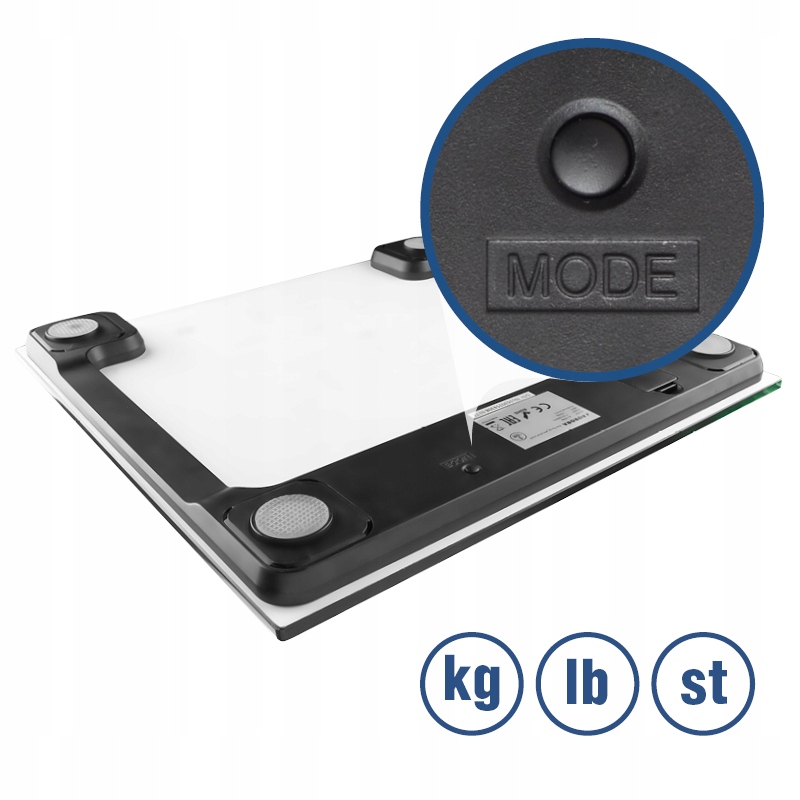 WAGA ŁAZIENKOWA CYFROWA CZARNA PRECYZYJNA LCD Marka Aurora