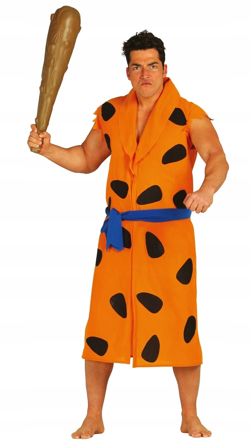 Strój męski Jaskiniowiec z pasem M