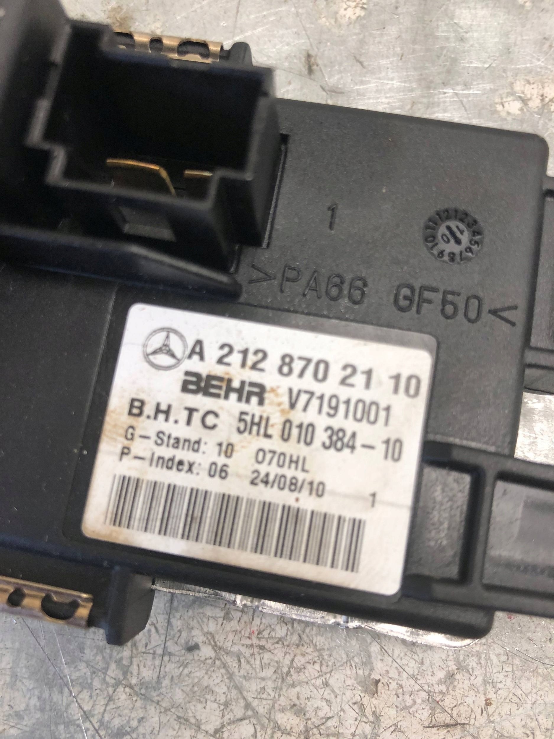 gebläsewiderstand MERCEDES W204 A2128702110