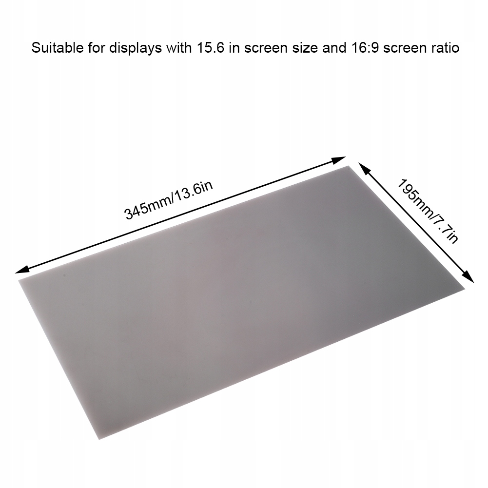 FILTR PRYWATYZUJĄCY PET NA MONITOR 15.6" 345X195MM NAJWYŻSZA JAKOŚĆ Kod producenta EMONP1941