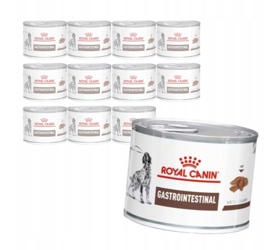 Royal Canin Gastro Intestinal pies 12x 200 g puszka