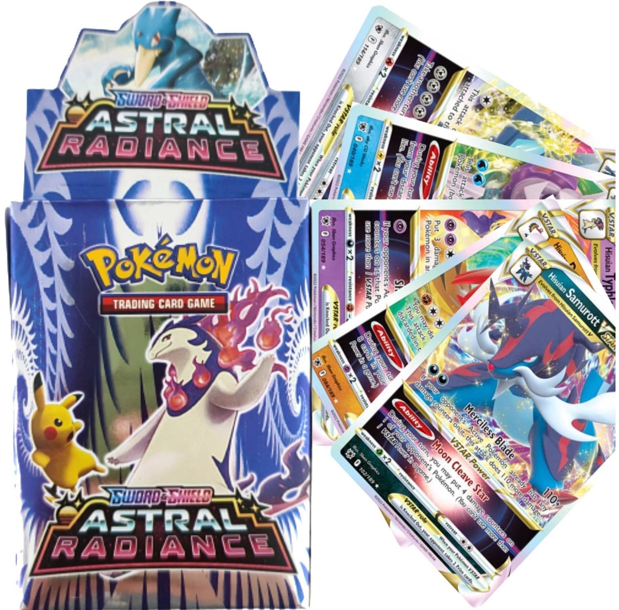 

Pokemon Karty Astral Radiance Saszetka 10 Sztuk