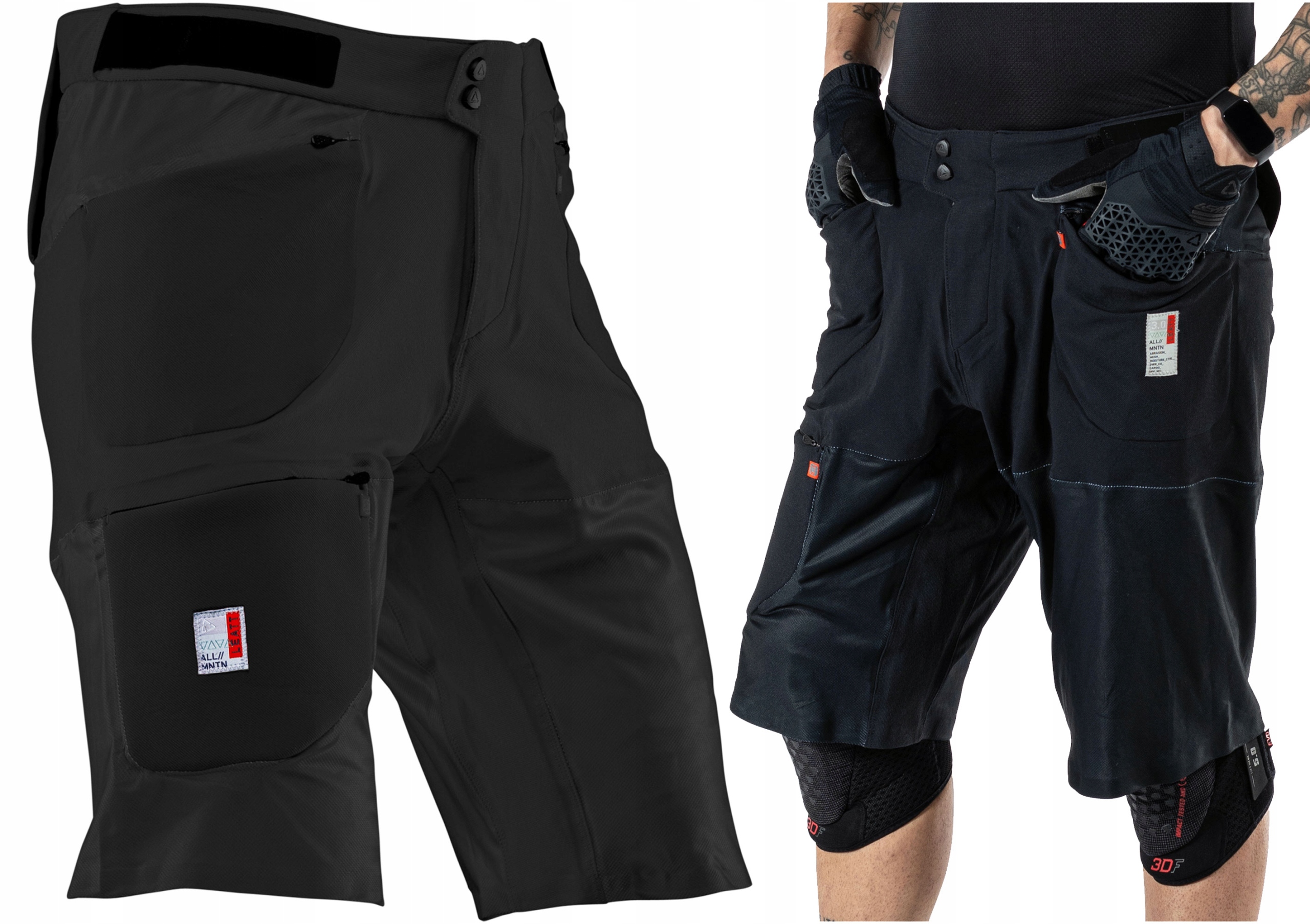 Kraťasy na kolo Mtb Leatt AllMtn 3.0 Black S