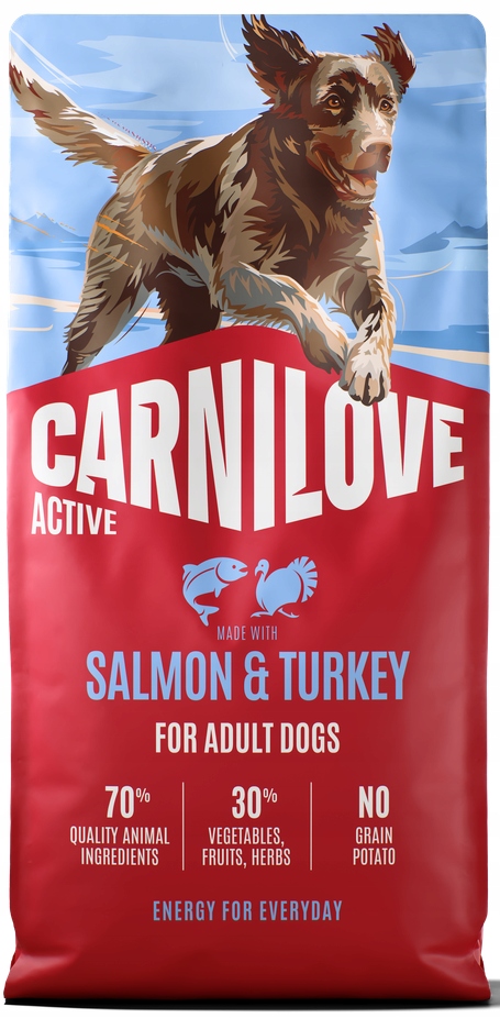Carnilove Dog Active Adult Salmon Turkey 12kg