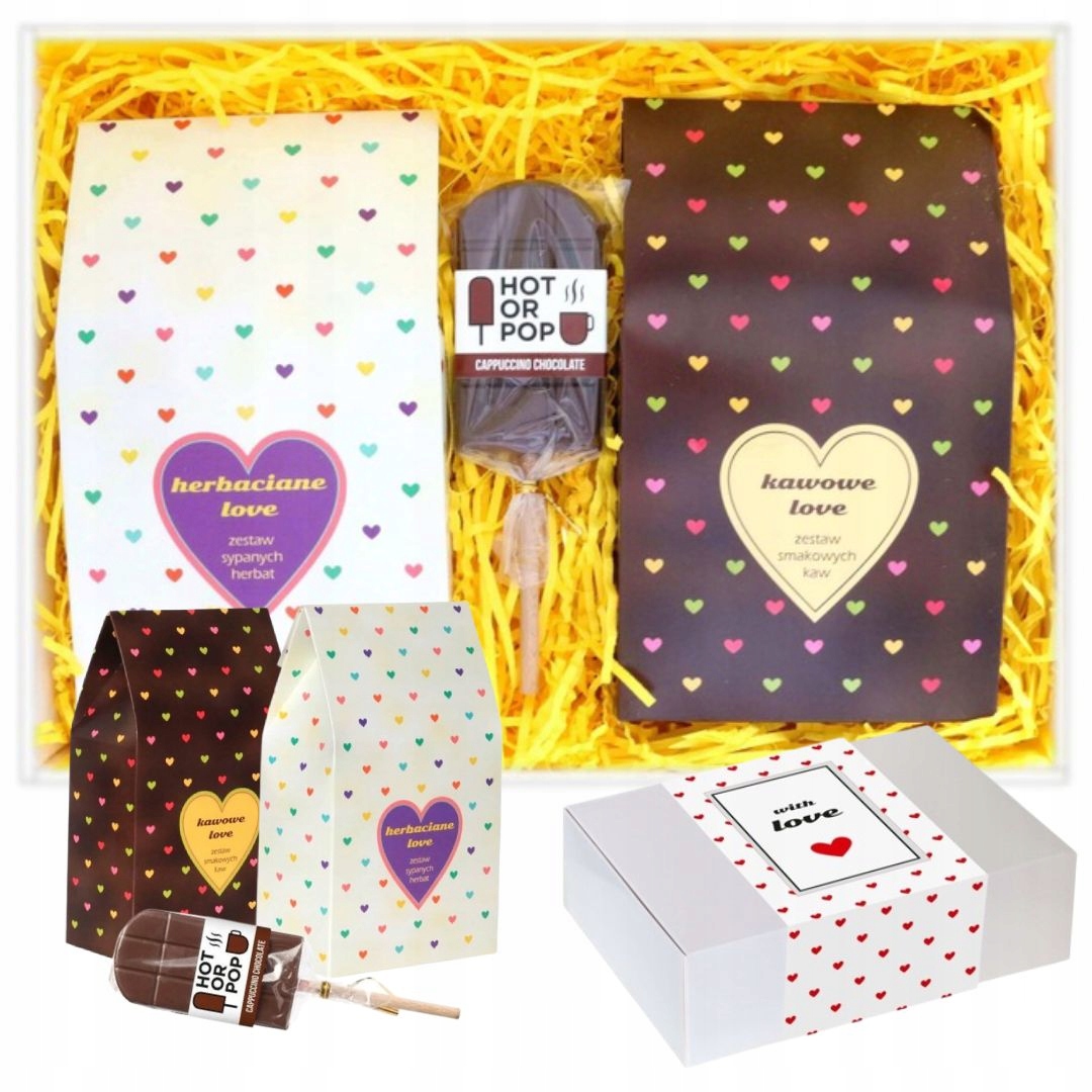 Levně Dárek K Valentýnu – Sada Chuťových A Prémiových Čajů – Sladký Lízátko