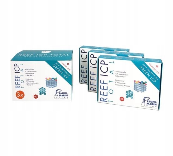 Test Vody Icp Total Pro Mořské Akvárium Studie Mořské Vody Analýza