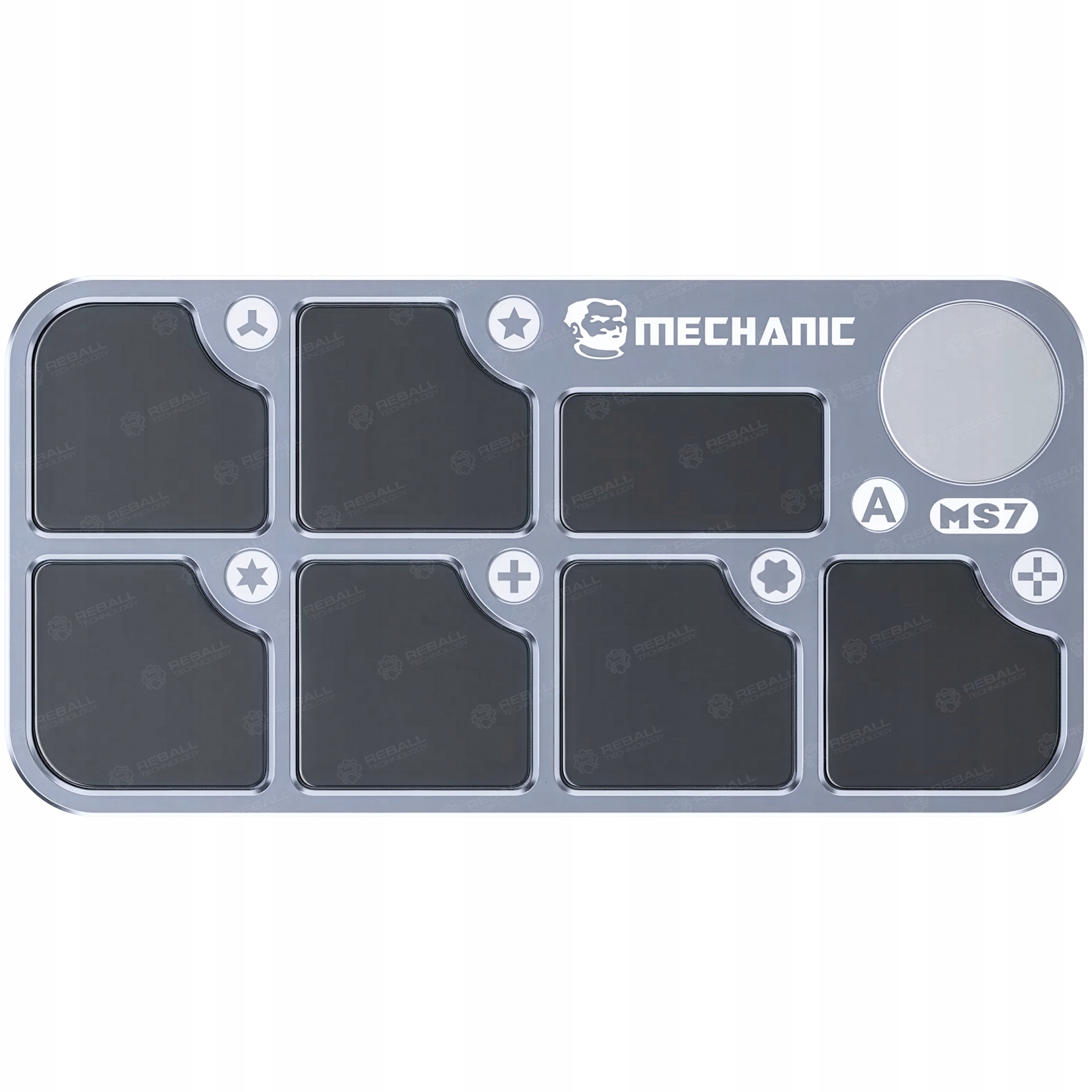 MAGNETYCZNY OGRANIZER NA ŚRUBKI DO NAPRAW GSM ZEGARMISTRZOWSKI MECHANIC MS7