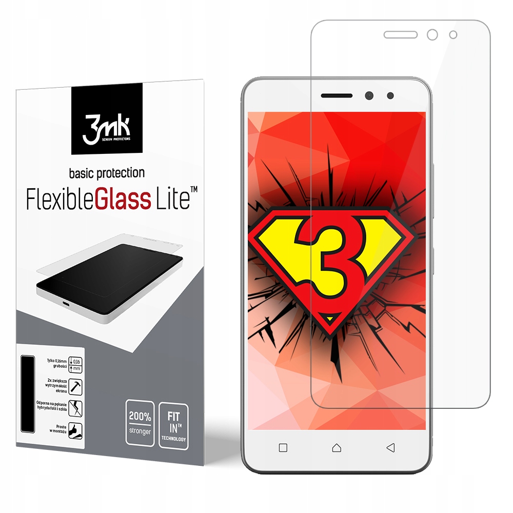 

Do Lenovo K6 Power Szkło 6H hybrydowe 3mk Fg Lite