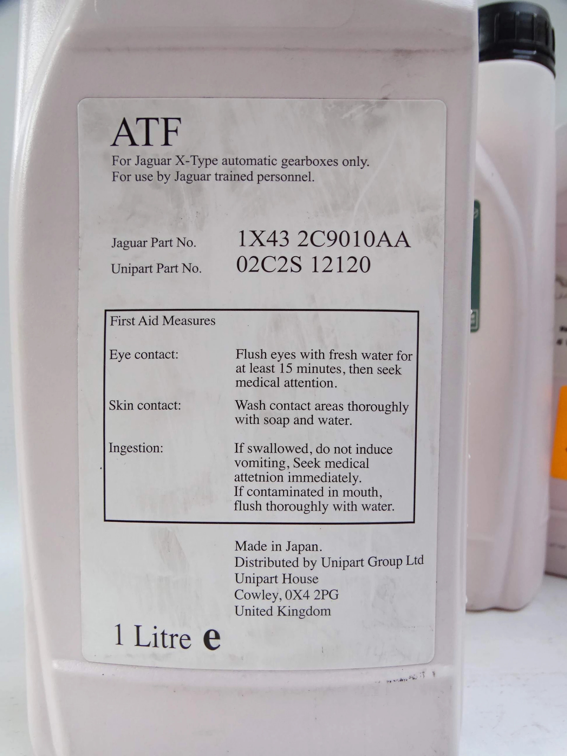 ORYGINALNY olej skrzyni automat JAGUAR X-TYPE 2.5 Typ silnika Benzyna