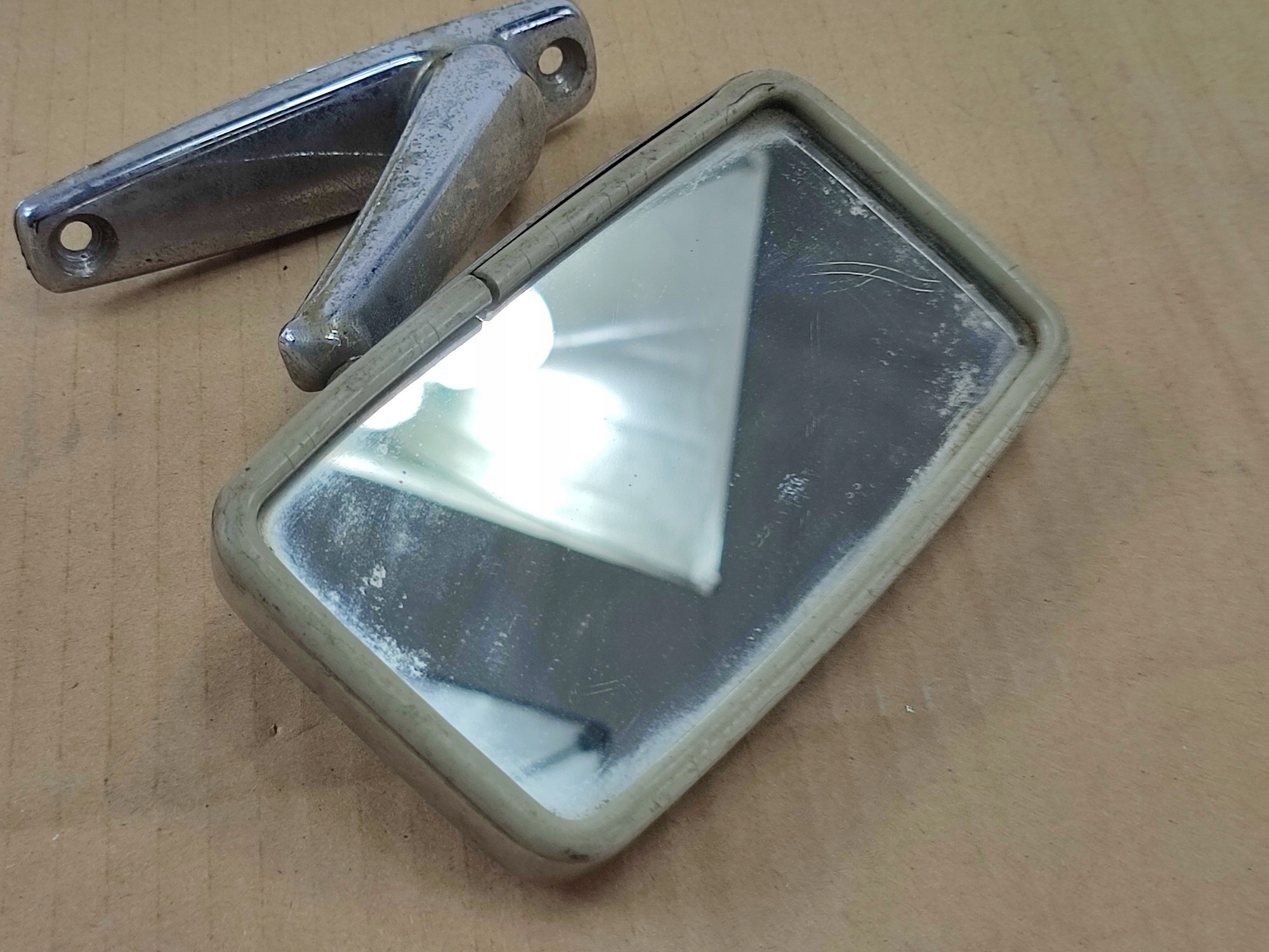 mirror left CHROM RETRO - FIAT - ALFA - GECO - 286BTE
