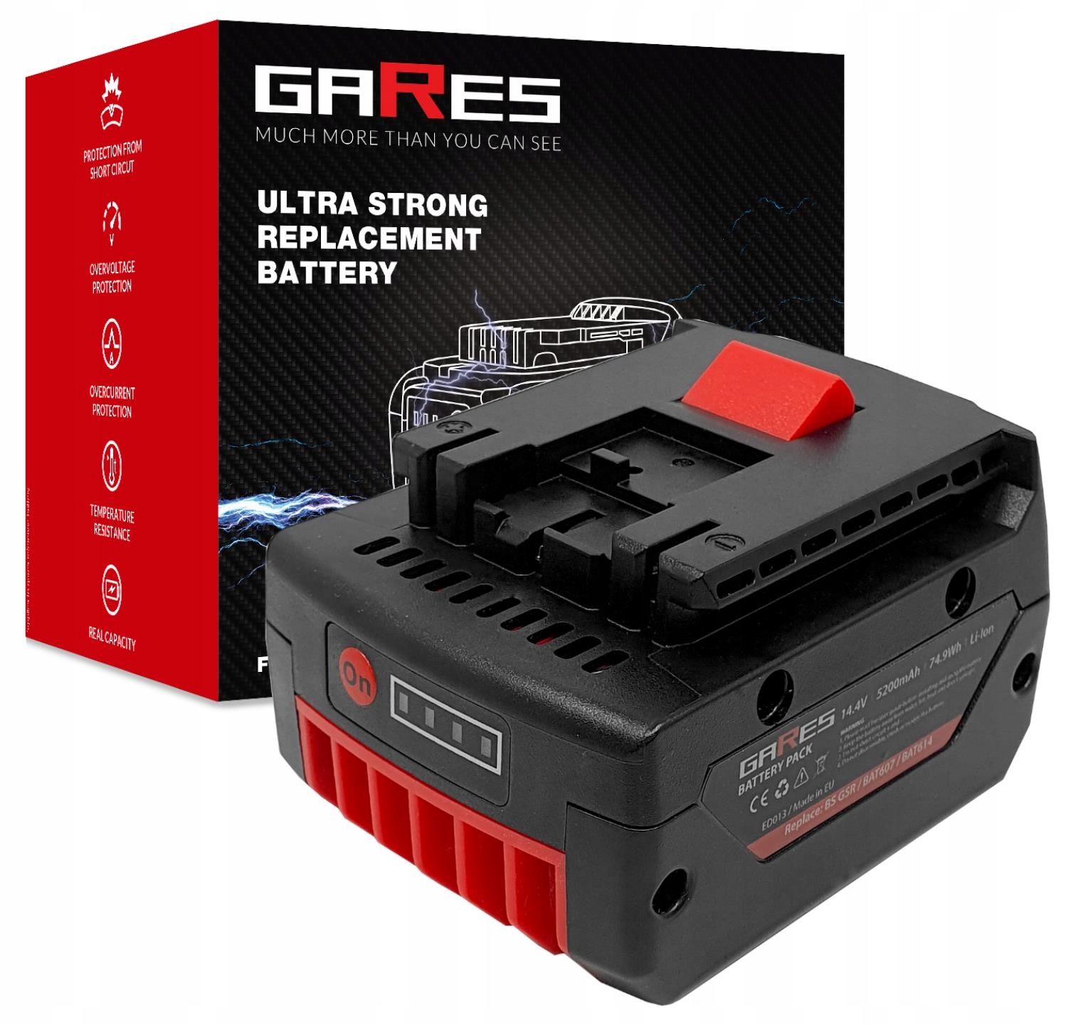 Bateria Akumulator do Bosch 2607336077 Gsb 14.4-2-LI BAT607G 14,4V 5,2Ah