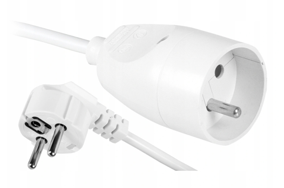 PRZEDŁUŻACZ SIECIOWY Z UZIEMIENIEM 1 GNIAZDO 5M