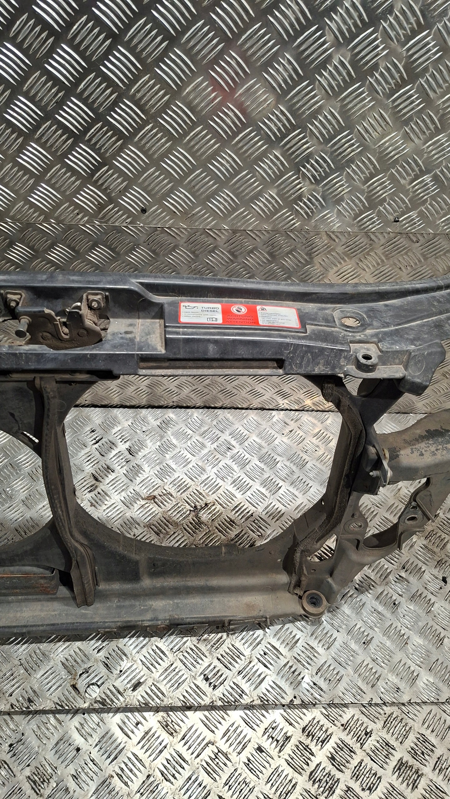support panel for radiators pillar AUDI A6 C5 2.5TDI