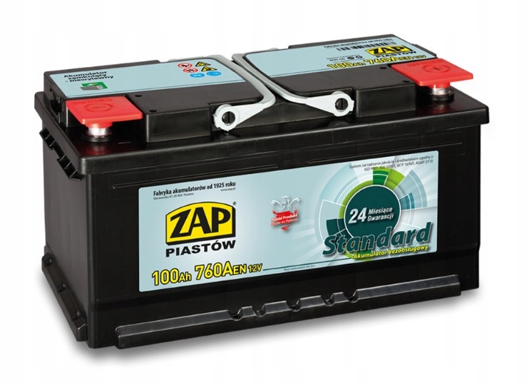 600 60 - Акумулятор Zap Standard 12v 100ah 760A P + 60060