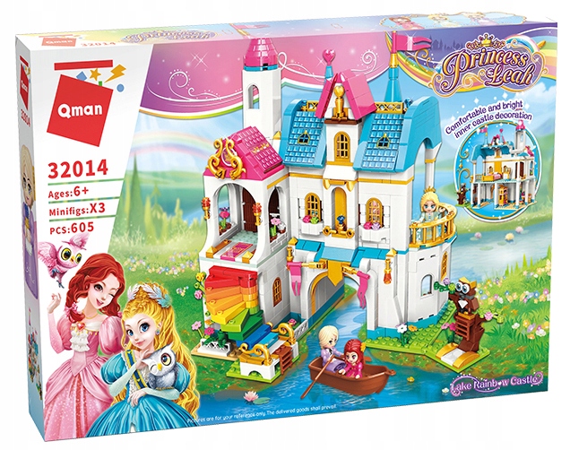 Klocki Qman Pałac nad Rzeką 605el Marka Qman