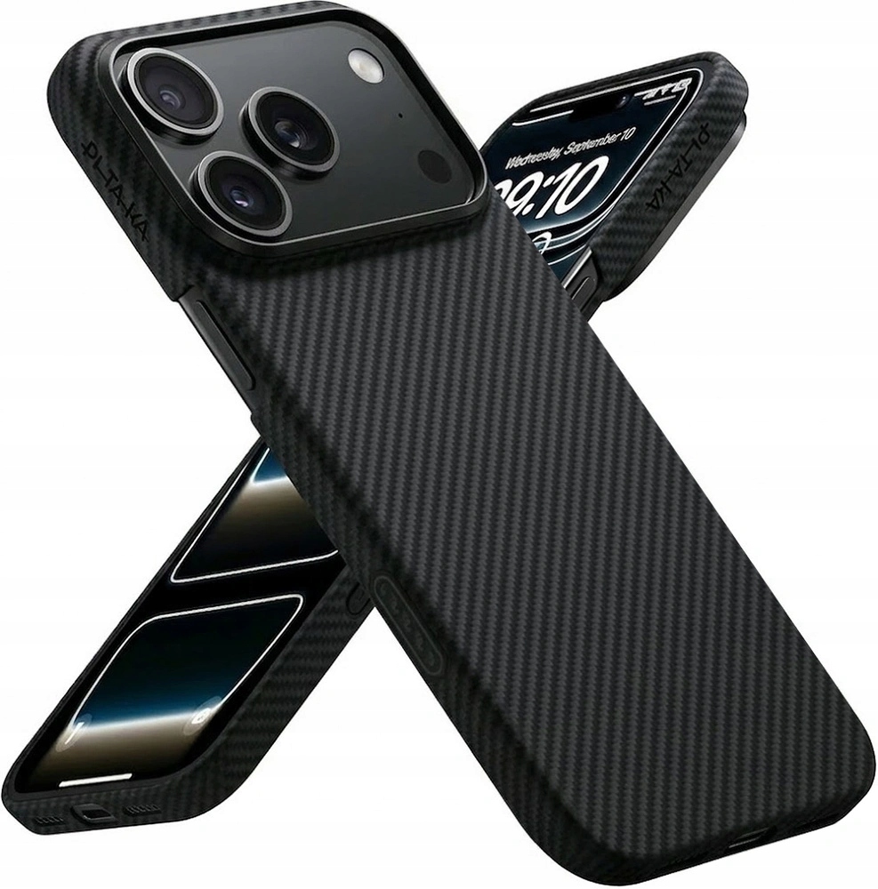 Puzdro na iPhone 17 Pro Pitaka Aramid Fiber Ultra Slim Case pre MagSafe Kryt