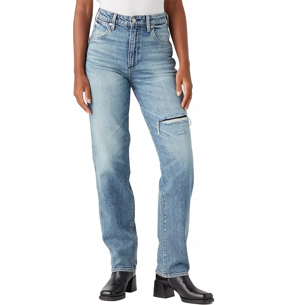 Wrangler Dámské Džíny Mom Jeans S Vysokým Oděrem 29/34 Xta