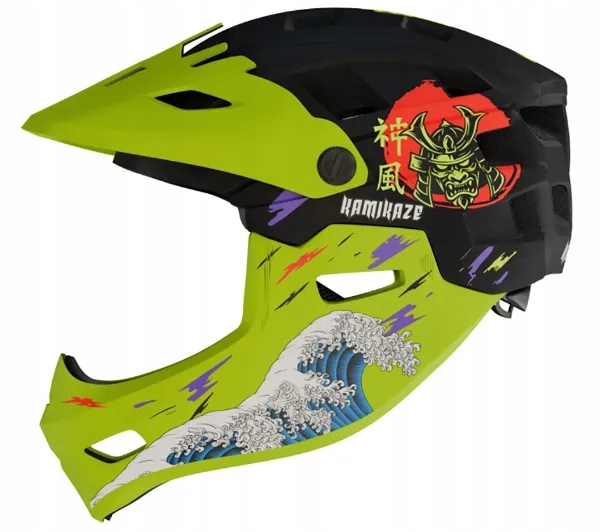 Kamikaze RONIN Wave Green M Czarno-zielony