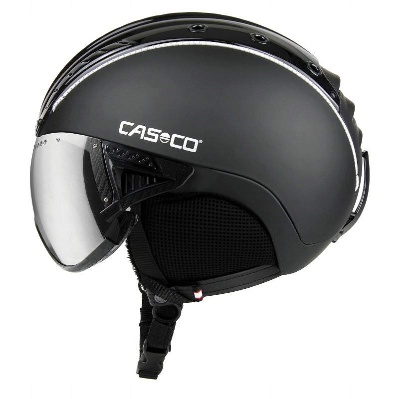 Lyžařská přilba Casco SP-2 Visor Carbonic černá XL 60-62