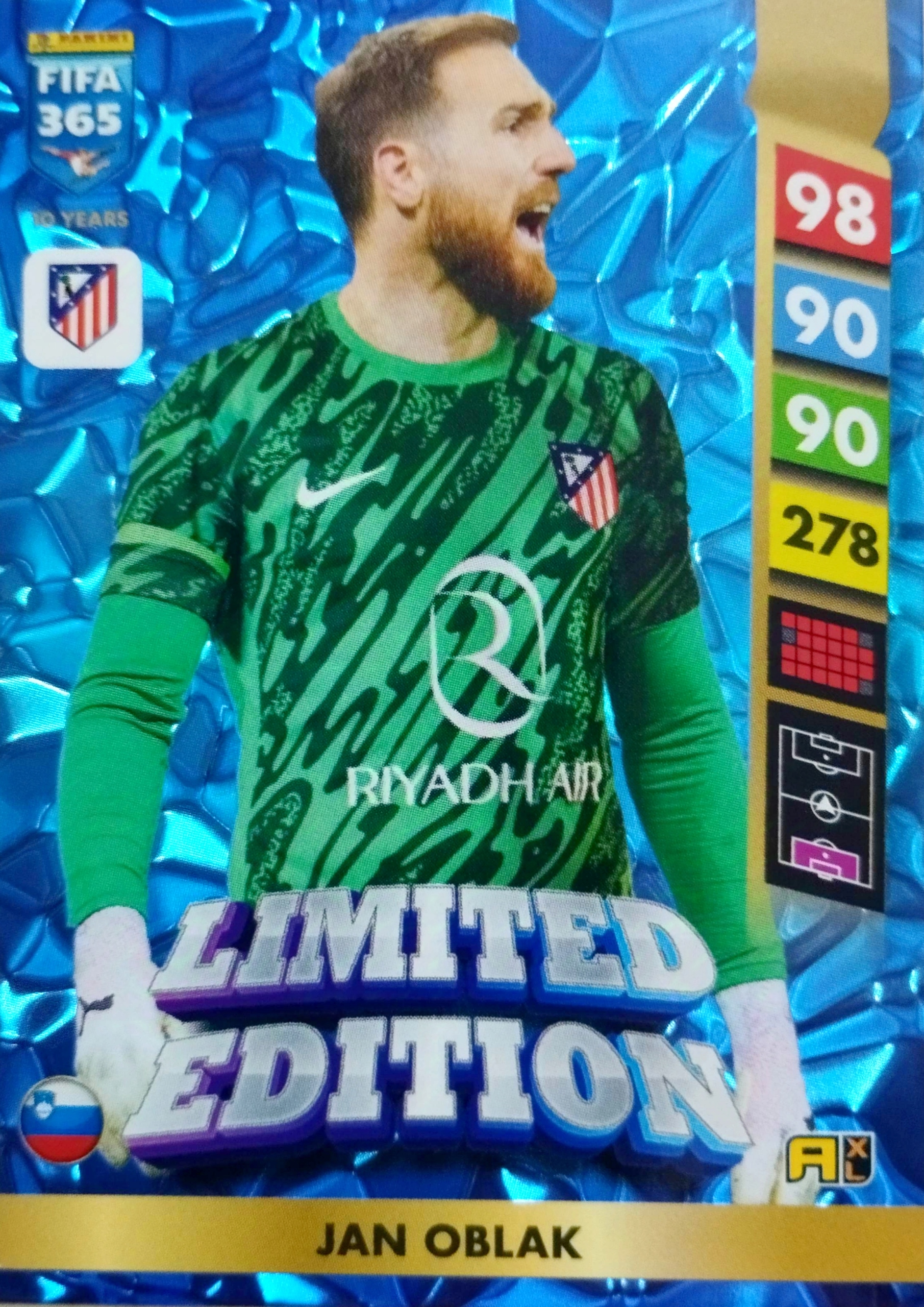 Panini Fifa 365 2025 Limited Jan Oblak Atletico Madryt