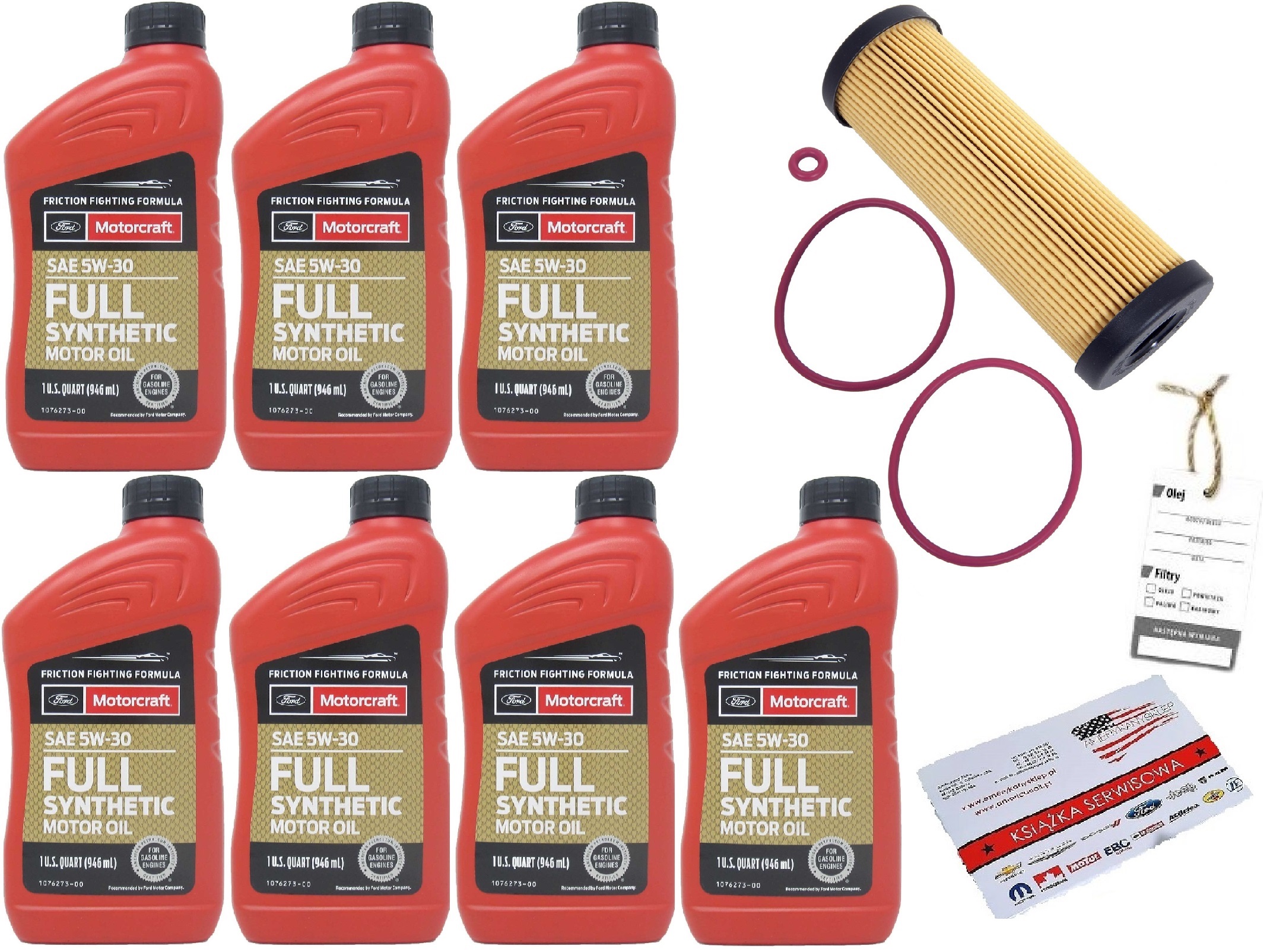 MOTORCRAFT 5W30 6,6L + FILTR FUSION 2,7 2017-2019