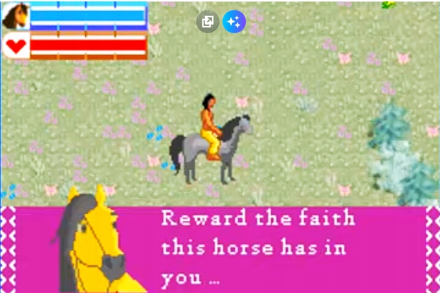 Spirit Der wilde Mustang gra na Game Boy Advance. Platforma Nintendo Game Boy Advance