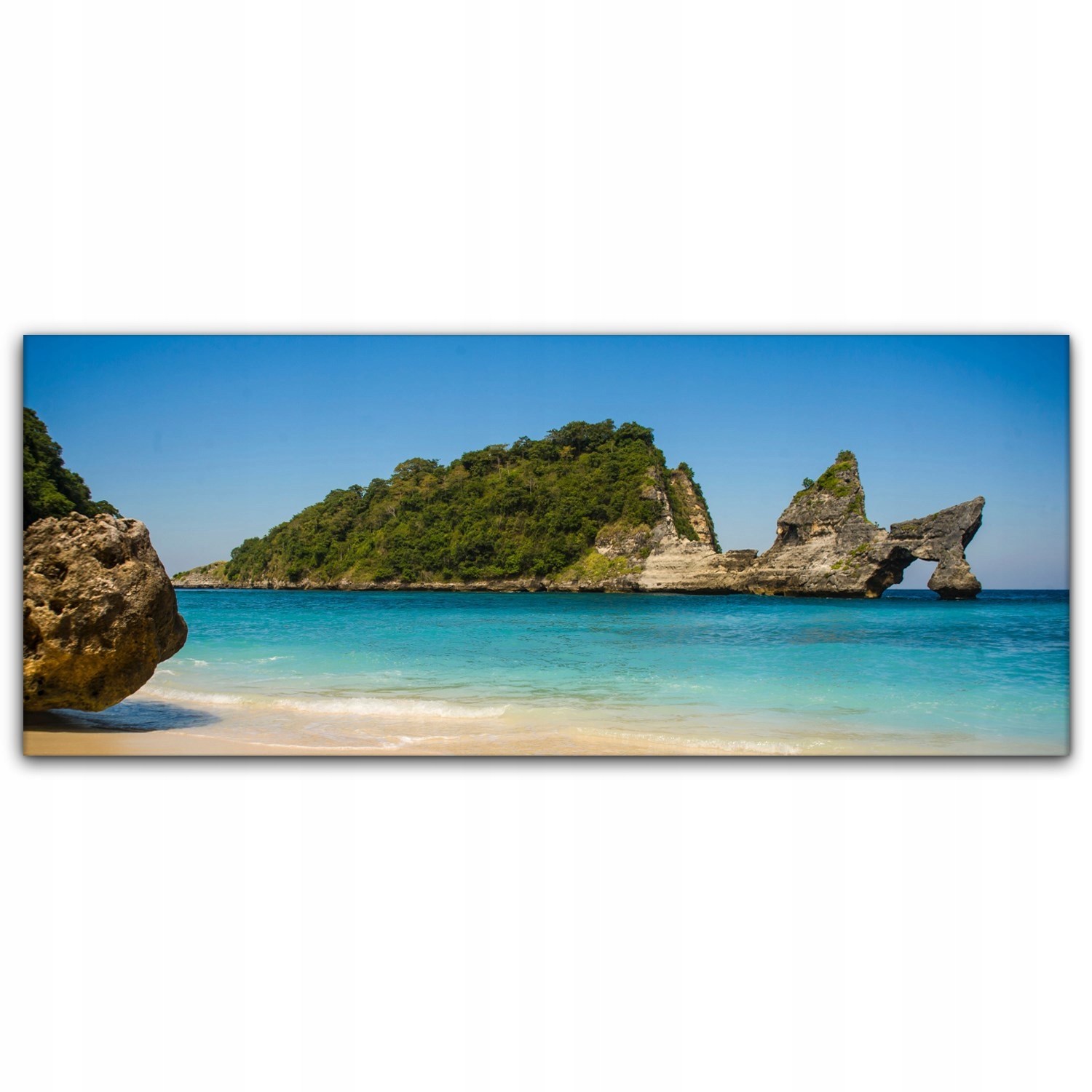 

Nowoczesny Canvas 125x50 Tropiki Wyspa Krajobraz