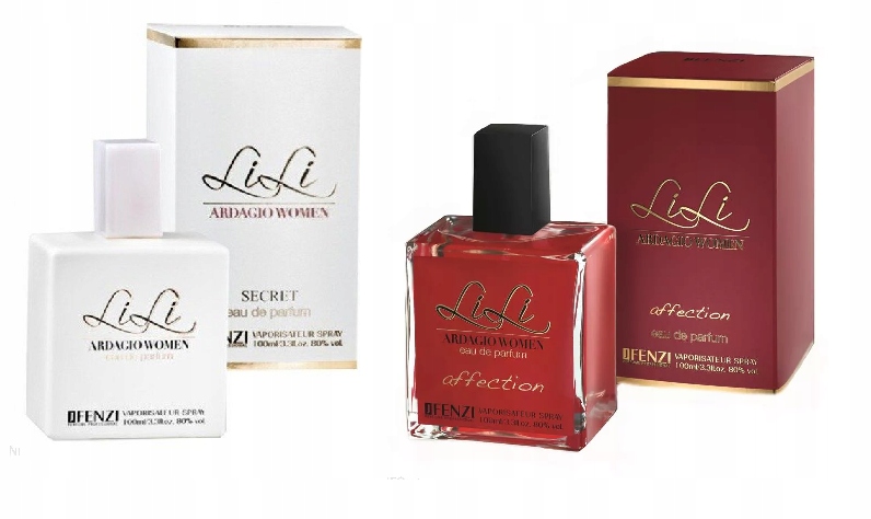 JFenzi Lili Ardagio Secret L. A. Affection 100ml Edp (Parfémovaná voda)