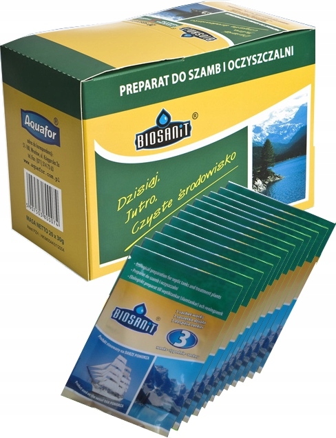 

Biosanit 960g biopreparat saszetki 32szt na 2 Lata