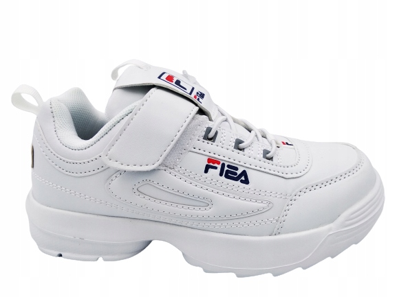 

Sneakersy Lekkie Buty Sportowe Rzepy Adidasy Fil