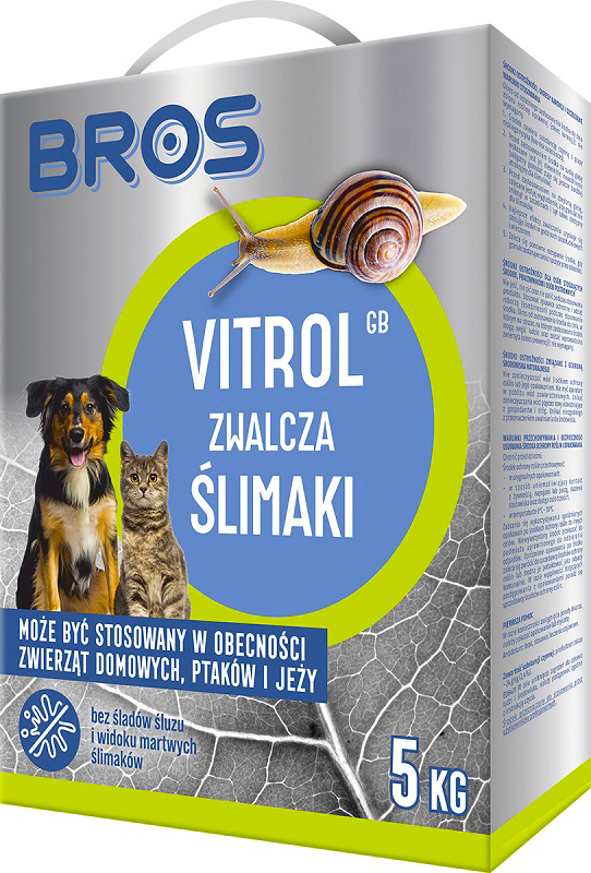 Vitrol Bros 5 Kg Środek Na Ślimaki Skuteczna Ochrona Ogrodu Przed Ślimakami