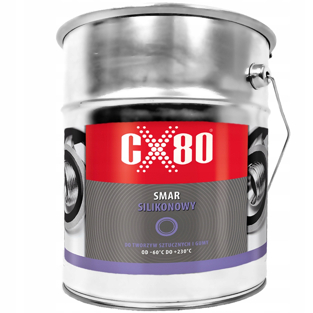 

CX80 Smar Silikonowy Bezbarwny Do Tworzyw Gum 5KG