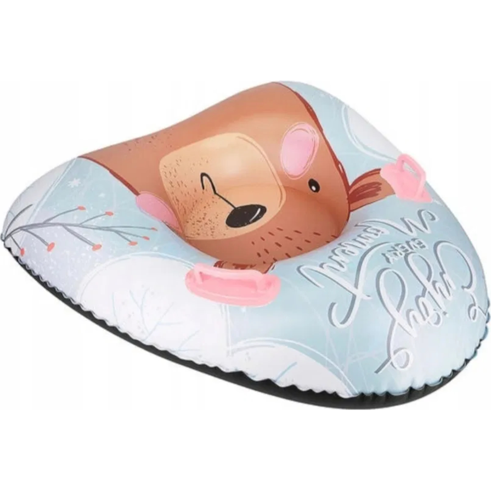 Spokey Dmuchany Ślizg Ślizgacz Śnieżny Miś Z Dwoma Uchwytami 101,6cm