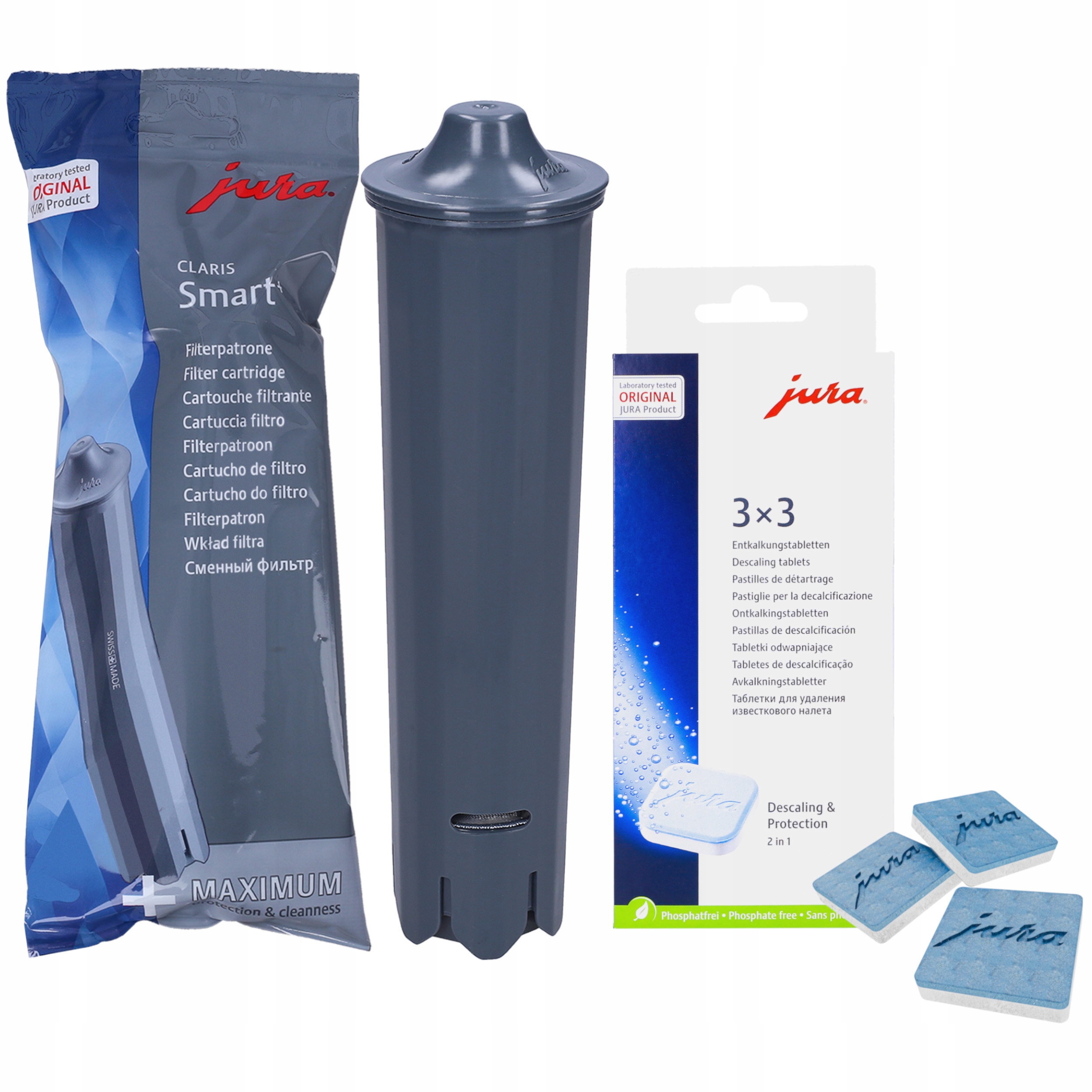 

Zestaw Jura Filtr Smart+ Tabletki Do Odkamieniania