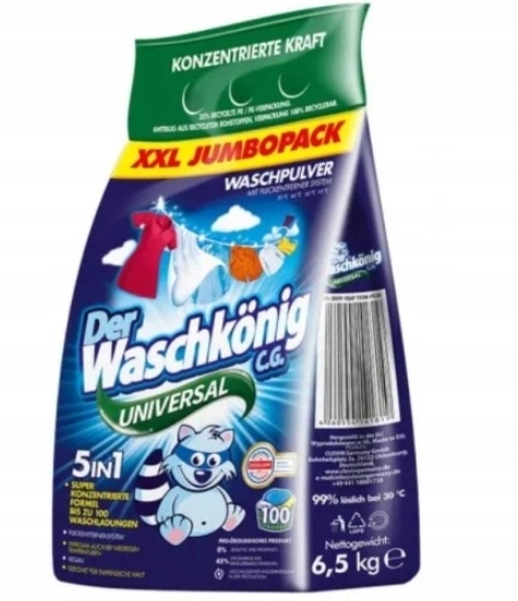 

Waschkonig Proszek do prania uniwersalny, 6,5 kg