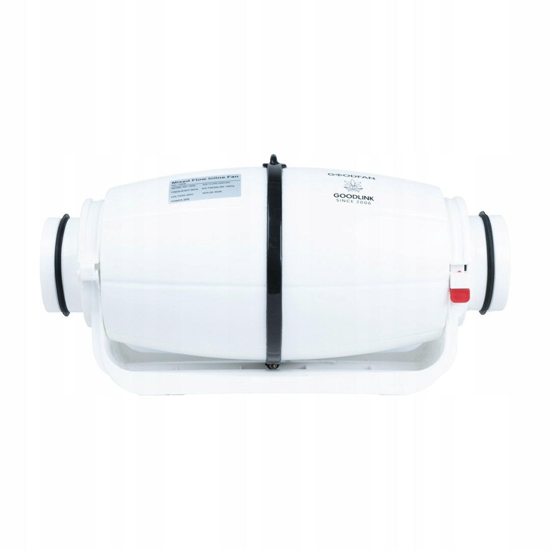 Kanálový Ventilátor Ø 100 mm 220 m3 Veľmi Tichý Mixed Flo