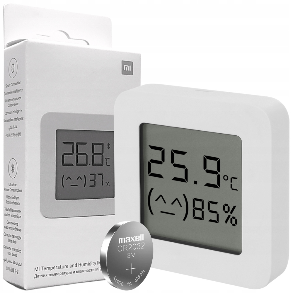 

Czujnik Temperatury I Wilgoci MI Temp 2 Bateria