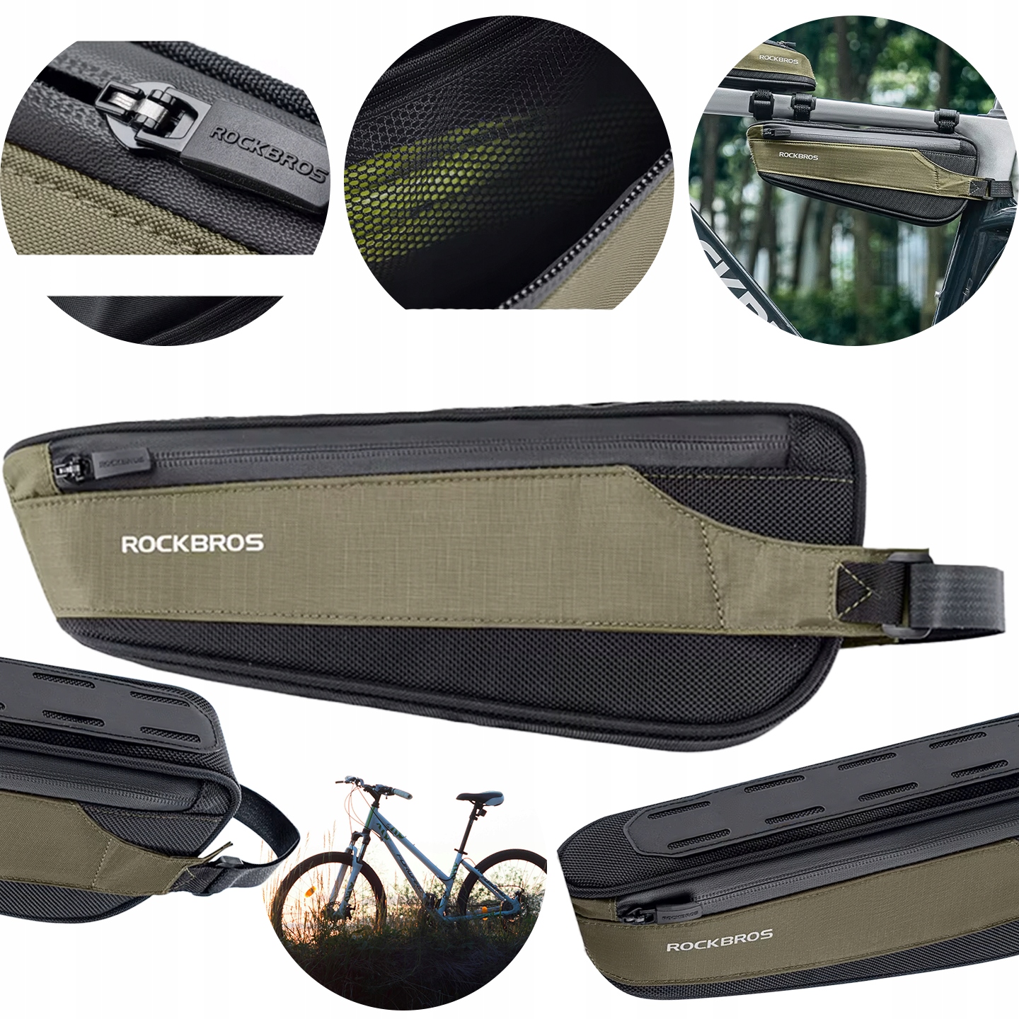 Taška Pod Rám Kola Woodoodolná Brašna S Lehkým Úložným Prostorem Pro Mtb Kolo