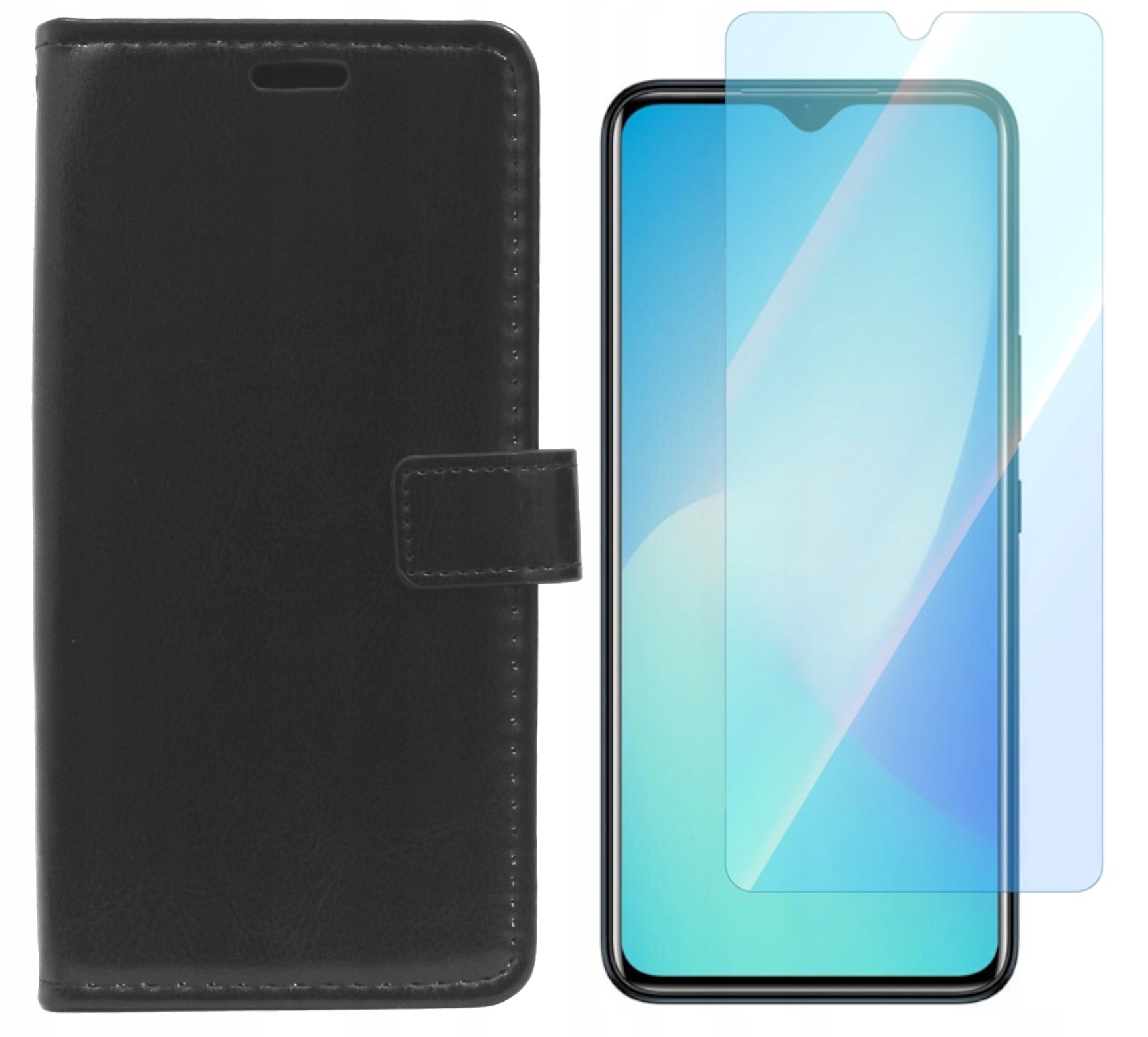 

Etui Smart Crazy do Infinix Hot 11 czarne+SZKŁO