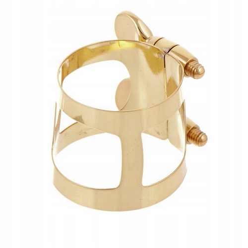 Ligatura pro tenorový saxofon Yamaha WF947810 kovová Zlatý lak