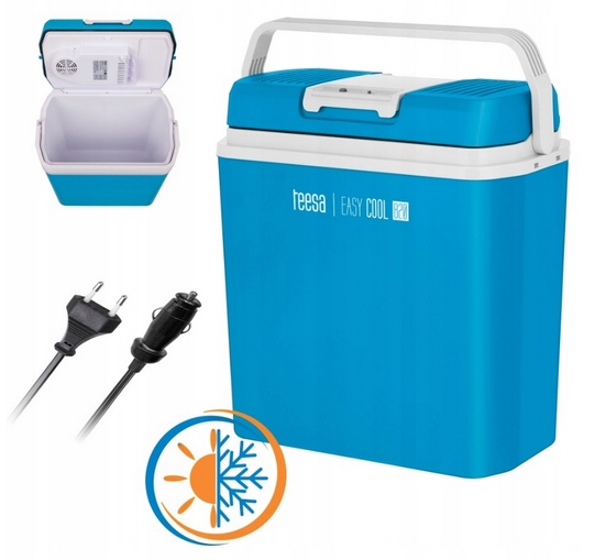 Turistická Autochladnička Tessa 20 L Prenosné Vykurovanie 230 V 12 V