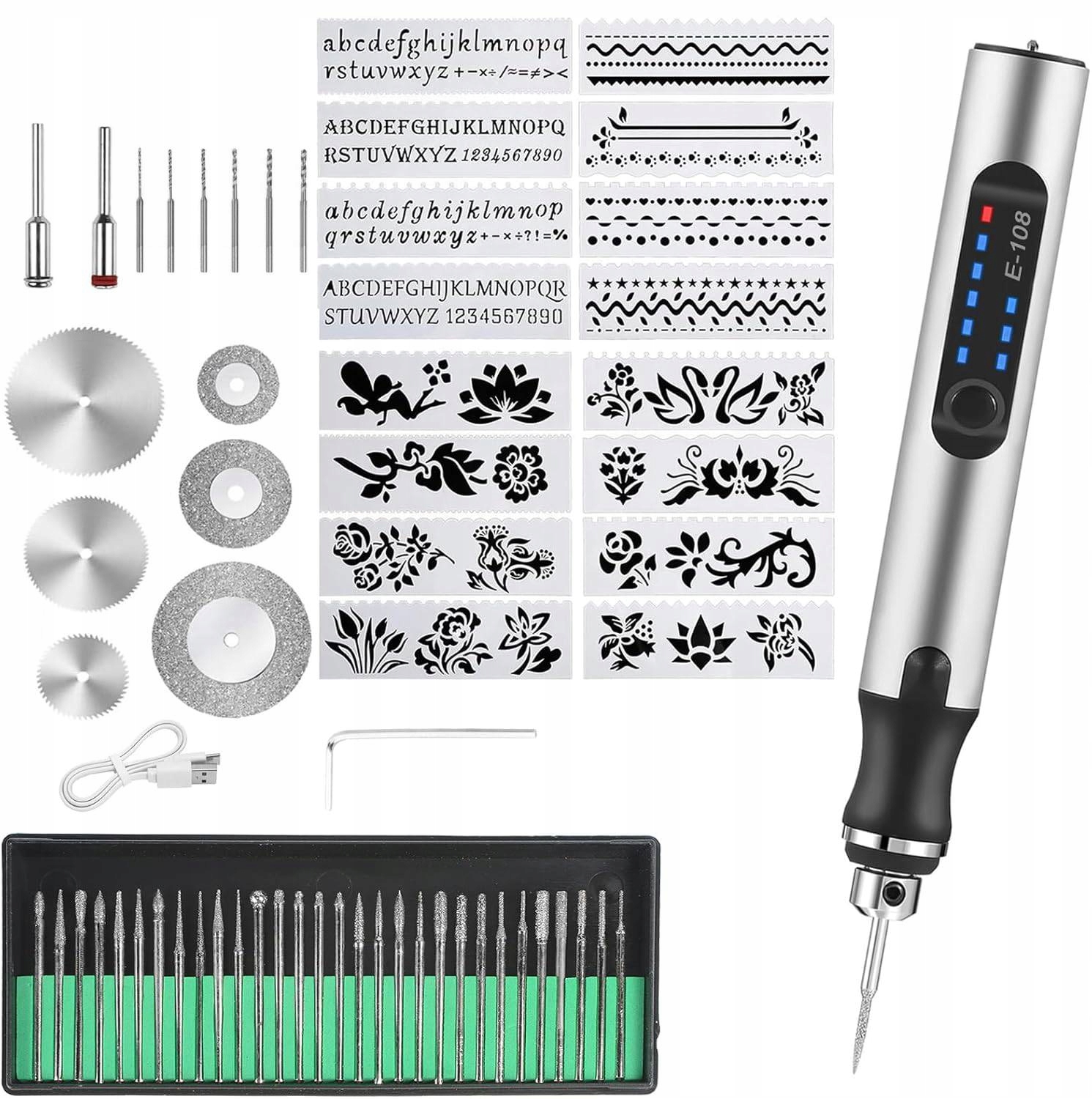Elektrický propiska popisovač pro gravírování, Diy sada pro gravírování