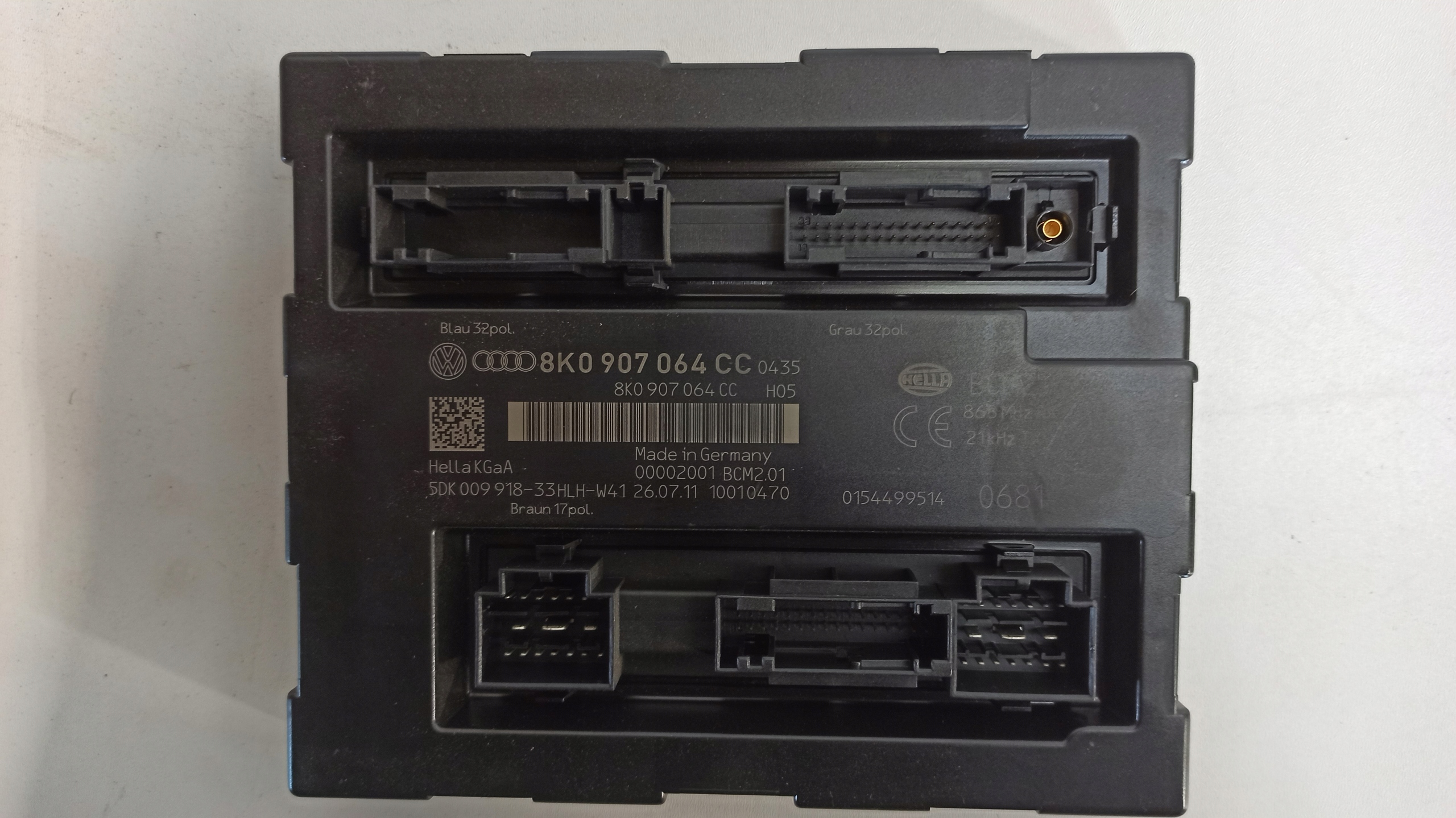 AUDI A4 B8 A5 8T модуль комфорта 8K0907064CC
