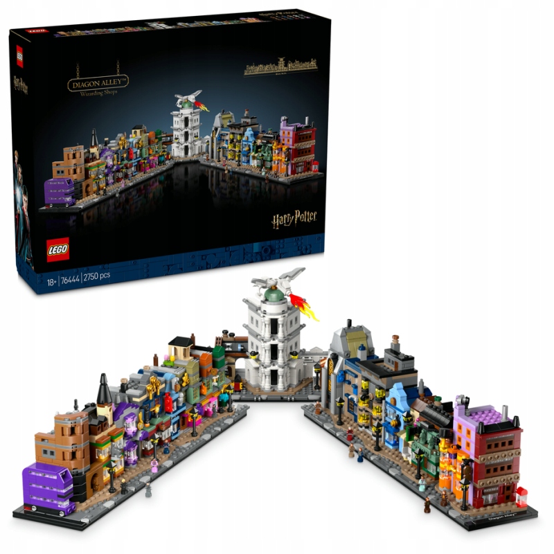 Lego Harry Potter 76444 Kouzelnické obchody v Příčné ulici