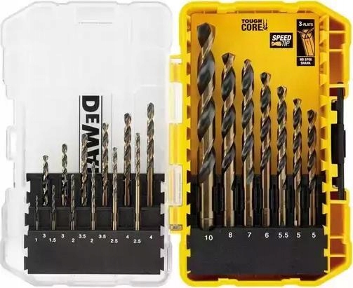 

Wiertło Dewalt Zestaw wierteł do metalu 19-element
