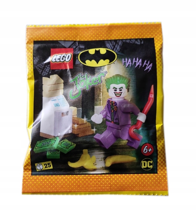 Zestaw Lego Heroes Minifigure Polybag- The Joker with Atm #212405
