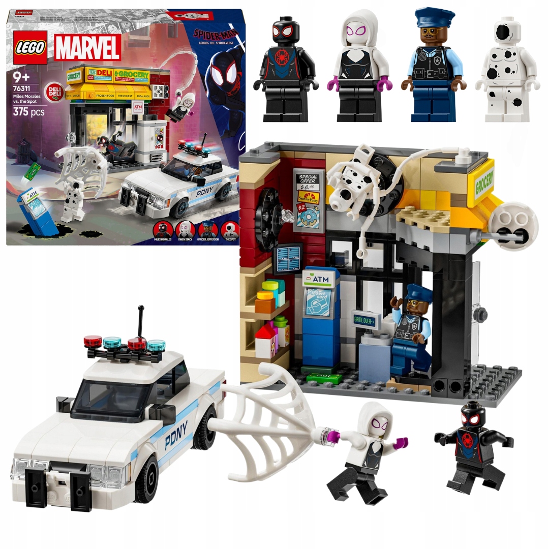 Lego Marvel 76311 Heroes Multiversum Miles Morales versus Spot